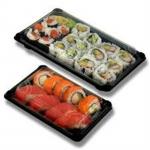 Biodegradable Plastic Sheet Pineapple Food Cake Catering Packing Tray for sale