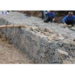 60*80 Gabion Wall Cages / Wire Cage Stone Retaining Walls Hexagonal Style for sale