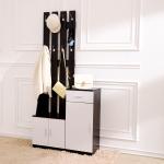 Convertible Height 187cm Multifunctional Shoe Rack Width 32cm With Drawers for sale