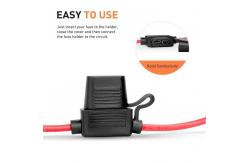 China ATO ATC Car Fuse Holder Inline Standard Automotive Blade Fuse Holder supplier