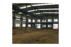China Customized Steel Metal Frame Structure with Length 7000mm and Angle Steel Kneebrace supplier
