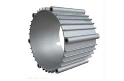 China Blue Powder Painted 6082 Aluminum Extrusions Electromechanical Parts supplier