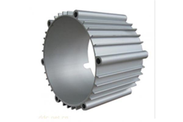 Blue Powder Painted 6082 Aluminum Extrusions Electromechanical Parts
