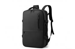 China Smart USB Laptop Backpack Custom Logo 20L-39L Black / Grey For Men supplier