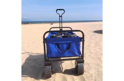 China PP Wheel Retractable Collapsible Folding Wagon Garden Transporting Cart supplier
