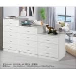 Home Furniture MDF Chest Of Drawers , Baking Varnish White Chest Of Drawers for sale
