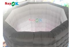 China Anti - Ruptured LED Light Inflatable Photo Booth Enclosure Tent For Wedding supplier