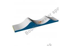 China 0.9mm PVC Tarpaulin Inflatable Water Game Bridge For Lake supplier