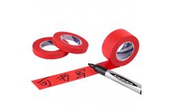 China High Temperature Shelter Automotive Spray Paint Baking Paint Red Masking Tape supplier