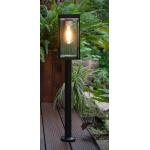 Replaceable E27 LED Bulbs Solar Lamp Post Lights Warm White 77cm Tall