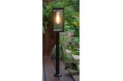 China Replaceable E27 LED Bulbs Solar Lamp Post Lights Warm White 77cm Tall supplier