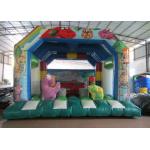 Attractive Toddler Custom Made Inflatables Dinosaur Bounce House Silk Printing for sale