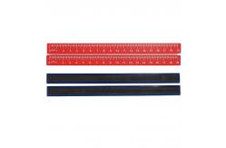 China Custom Printing ABS Magnetic Ruler For Whiteboard Clear Numbers Accurate Scales supplier