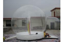 China Inflatable Bubble Snow Globe With Snow Decoration supplier