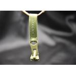 Garment / Packback Different Coloured Metal Zip Sliders With Woven Labels