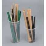 Individually Wrapped Plastic Straws Compostable PLA Cups With Lids for sale