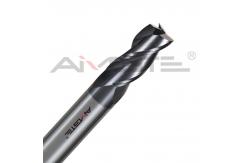 China 3 Flutes Carbide End Mill 0.4μm CNC Milling Cutting Tools SC45 supplier