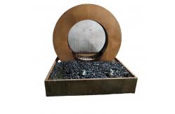 China Customizable Electric Corten Steel Water Feature For Architectural Design supplier