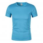 ISO Embroidery Quick Dry T Shirts 160gram Plain Golf Polo Blank Blue 6XL for sale
