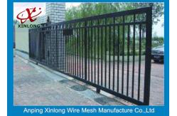 China Professional Automatic Sliding Gates Galvanized Pipe Material 1m Height supplier