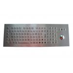 Industrial Washable Stainless Steel Keyboard 800 DPI With 38.0mm Trackball for sale