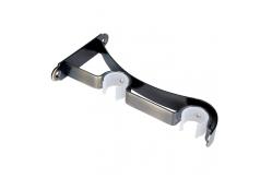 China Stainless Steel Extendable Double Curtain Pole Brackets supplier