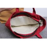 Custom Printed Cotton Canvas Tote Bag Khaki / White / Blue / Red Optional