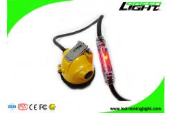 China IP68 Waterproof LED Miners Cap Lamp 25000Lux 348lum Underground Mining Headlamps supplier