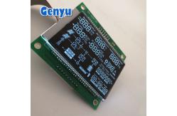 China Segmented VA LCD Display Black Panel White Backlight HT1623 COB+PIN Module supplier