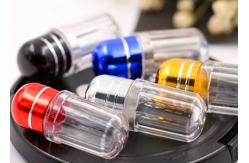 China Single Plastic Pill Capsules Polypropylene 1g Empty Capsule Bottles supplier