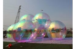 China Custom Decorative Inflatable Mirror Ball PVC Advertising supplier