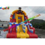 Customized Pirate Inflatable Slide Three Lane , inflatable kids slide for sale