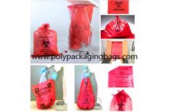 China 200um Biodegradable PE Drawstring Garbage Bags supplier