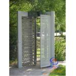 Revolving Security Full Height Turnstile Speed Gate Systems With Card Reader System for sale