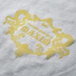Brand Custom Silicone Label Embossing 3D TPU Name Logo T-Shirt