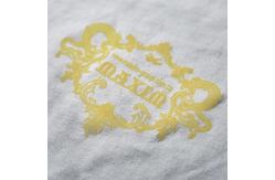 China Brand Custom Silicone Label Embossing 3D TPU Name Logo T-Shirt supplier