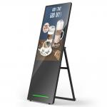 43'' Folding Mobile LCD Digital Display Portable Self-Service Digital Signage With Built-in Battery for sale