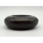 4.25 Round Black Stone Candle Holders Customized Design OEM Available for sale