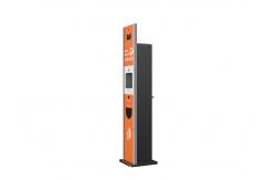 China 1000ml Digital Hand Sanitizer Kiosk Facial Recognition Thermometer supplier