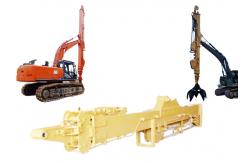 China Three Sections Digger Telescopic Arm BS900E Welding Dipper Arm On Excavator supplier