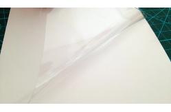 China Monomeric PVC Glossy Cold Lamination Film With Acrylic Permanent Glue supplier