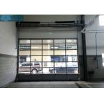 Aluminum Alloy 4m Width 0.476mm Full View Garage Doors for sale