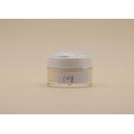Transparent Acrylic Cosmetic Containers Not Easily Broken With White Rose ABS Cap