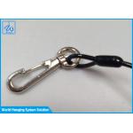 Coiled Spring Tool Safety Clip Lanyard With Carabin