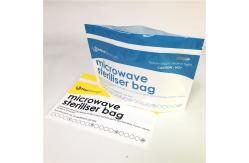 China Stand Up Zipper Microwave Bags Custom Printing Biodegradable 120-180 Mic Thickness supplier