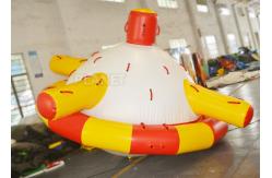 China Disco Boat Inflatable Water Games Towable Crazy UFO Shape 2 Years Warranty supplier