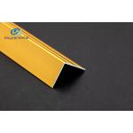 6063 Aluminium L Profiles 1.5mmx2mm rustproof Anodized For Decoration Trim Angle for sale
