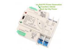 China AC220V PV Solar Din Rail 2P 63A ATS Dual Power Automatic Transfer Switch supplier