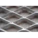 Anti Skid Expanded Wire Mesh , Q235 Platform Pedal Metal Diamond Mesh 25x50mm for sale