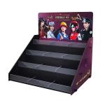 Large Cardboard Counter Display Stands Cosmetic Makeup Eyelash Retail Display for sale